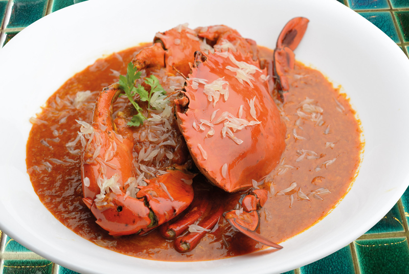  Chili Crab meal from Blue Lotus Singapore